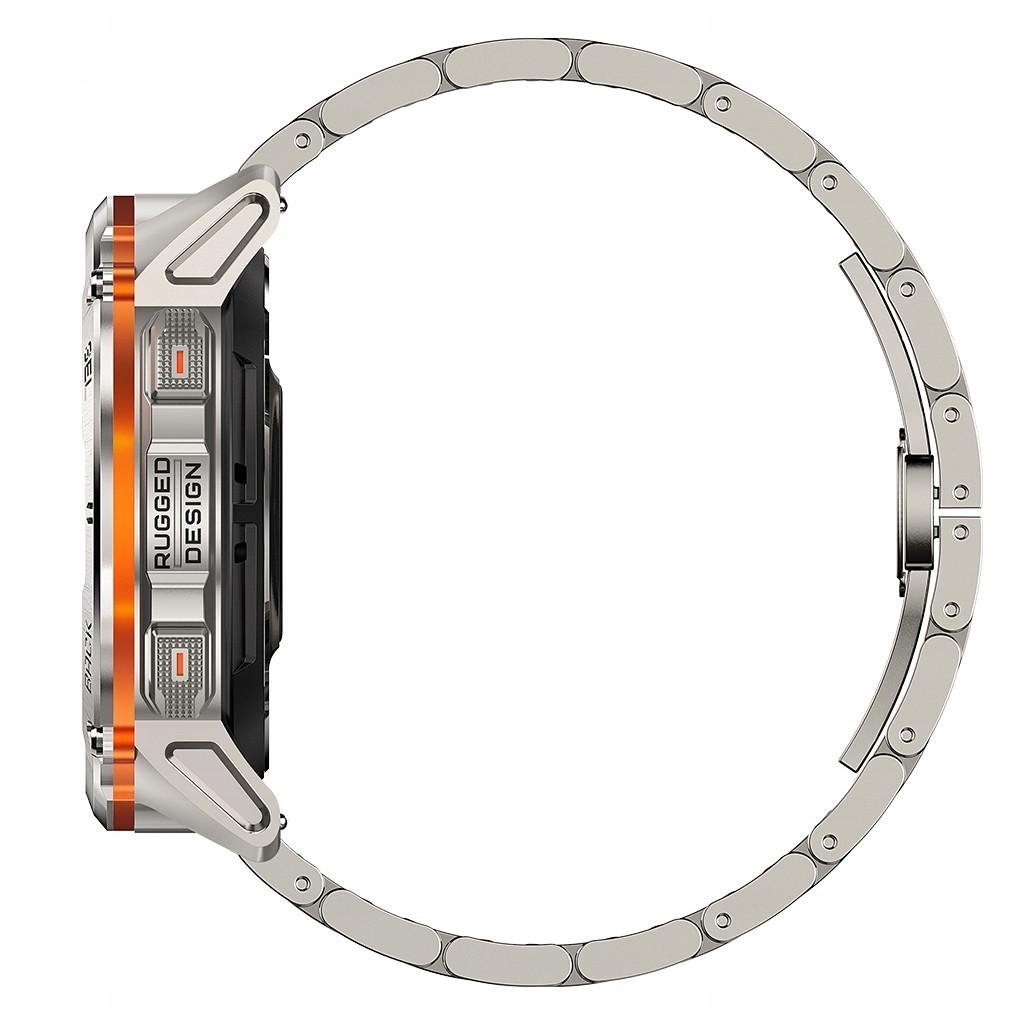 Смарт-годинник Kospet Tank T3 Ultra 2 модуль GPS Special Edition два ремінці Silver (18652) - фото 5