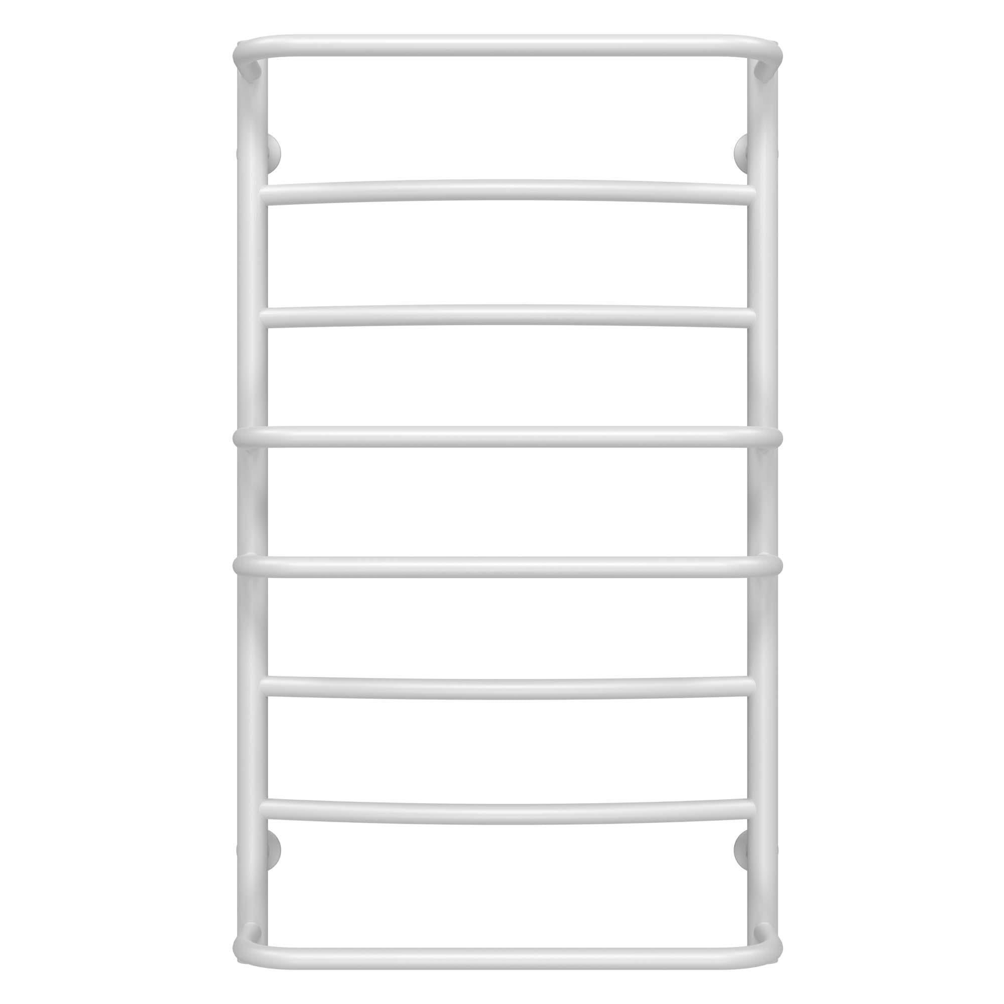 Рушникосушарка водяна Deffi Аквамікс П8 бокове ліве підключення нержавіюча сталь 500х900 мм Білий (C.AM.90.50.8.W.B)