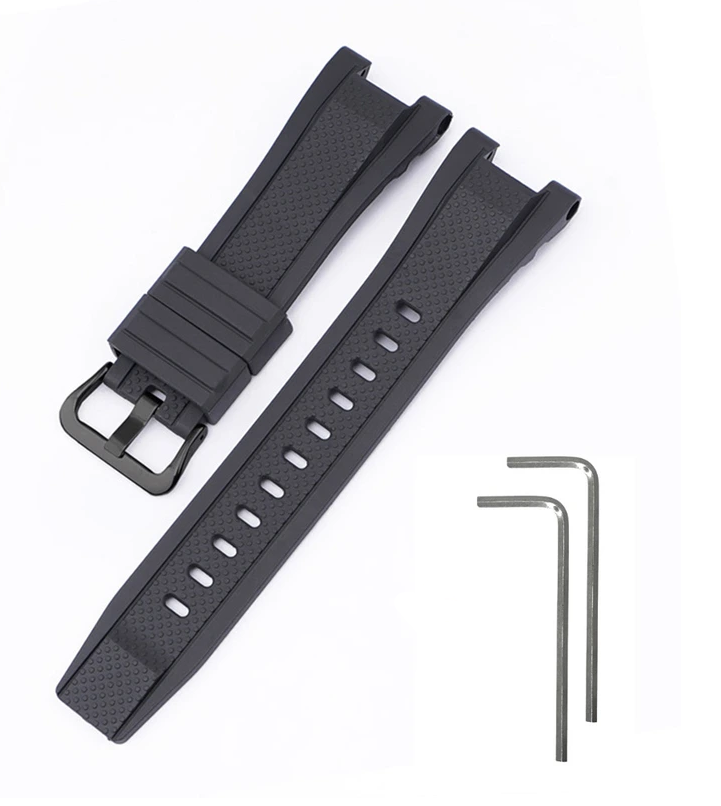 Ремінець для Casio G-Shock GST-W300 Black BK (4071)