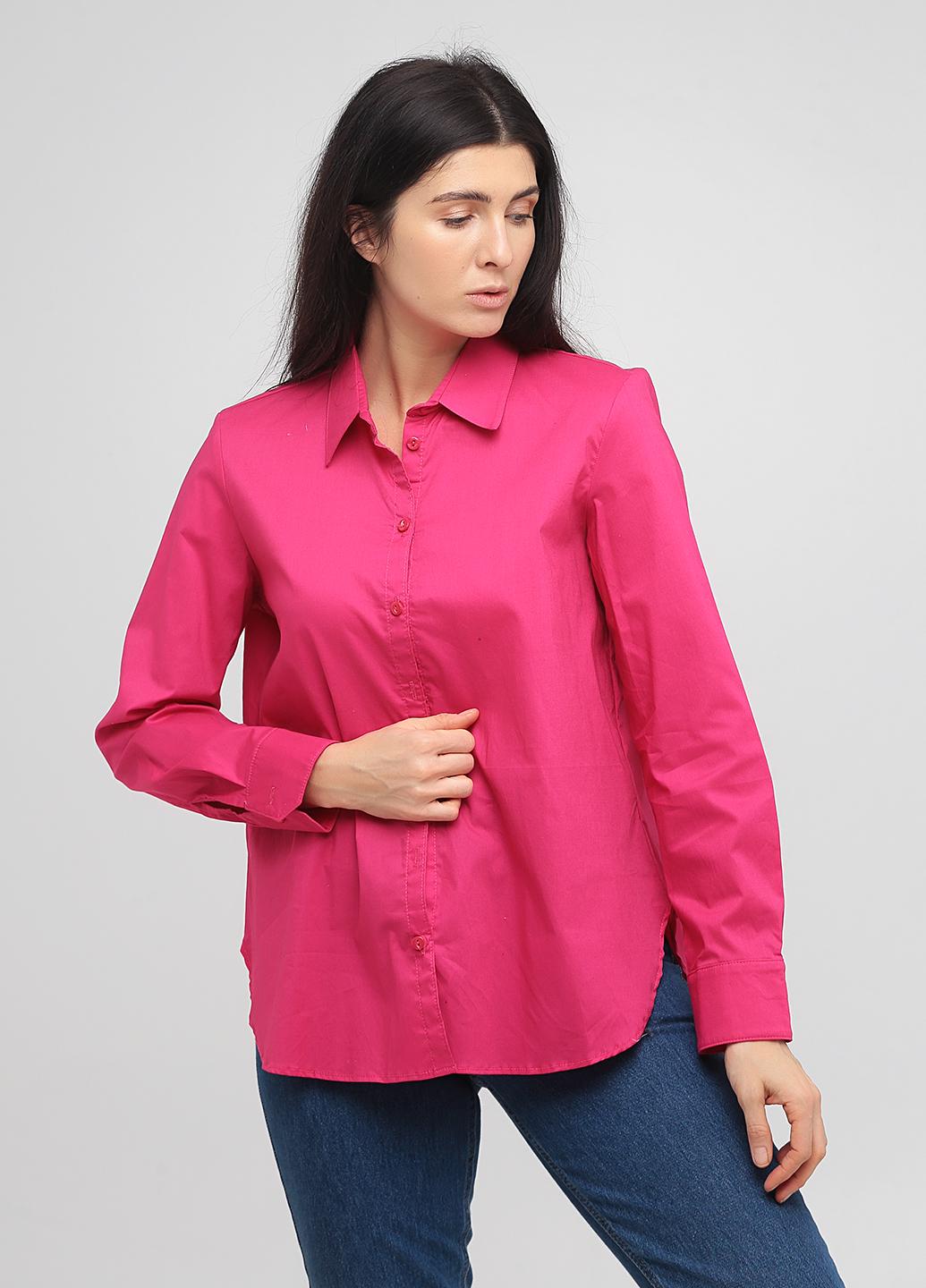 Рубашка женская Equilibri shirt basic M Розовый