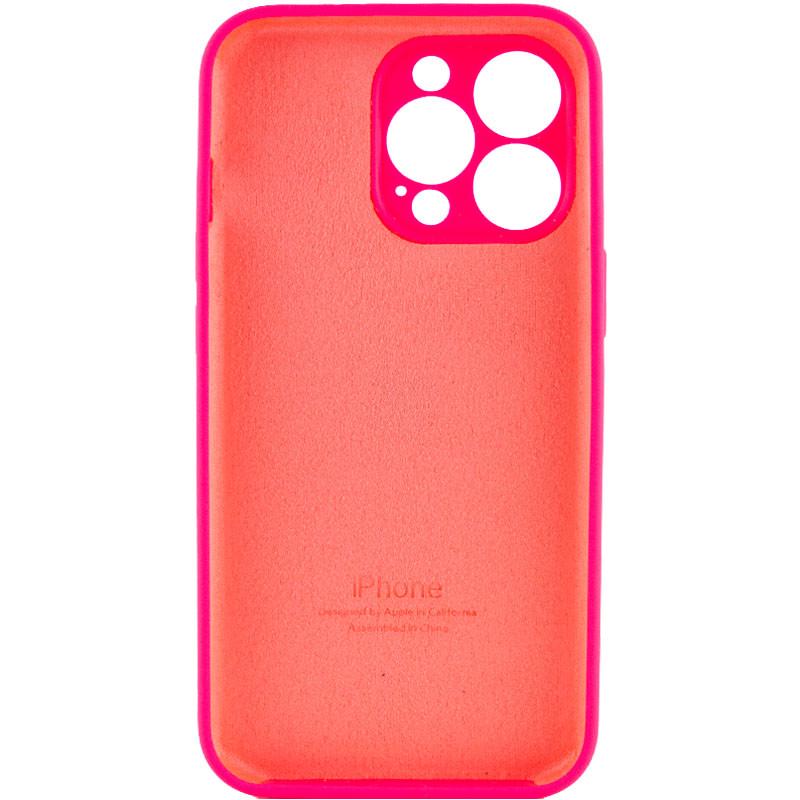 Чехол Silicone Case Full Camera Protective (AA) для Apple iPhone 15 Pro Max (6.7") Розовый | Barbie pink - фото 2