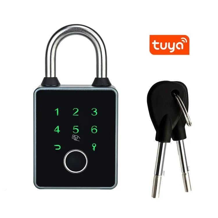 Замок навісний із кодовим замком відбитком пальця та Bluetooth - фото 2