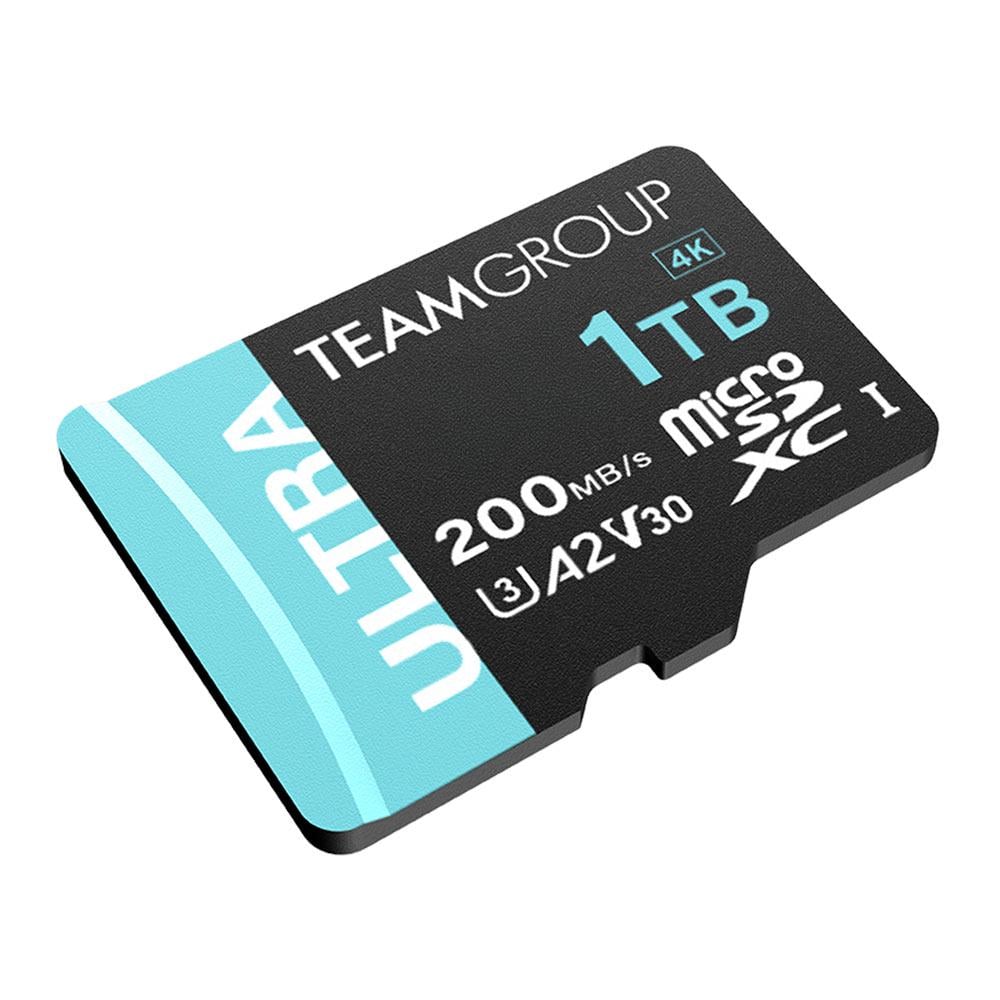 Карта памяти Team Group Ultra 1 Тб UHS-I/U3 Class 10 microSDHC с адаптером (TULMSDX1TIA2V3022503) - фото 2 Карта памяти Team Group Ultra 1 Тб UHS-I/U3 Class 10 microSDHC с адаптером (TULMSDX1TIA2V3022503) - фото 2