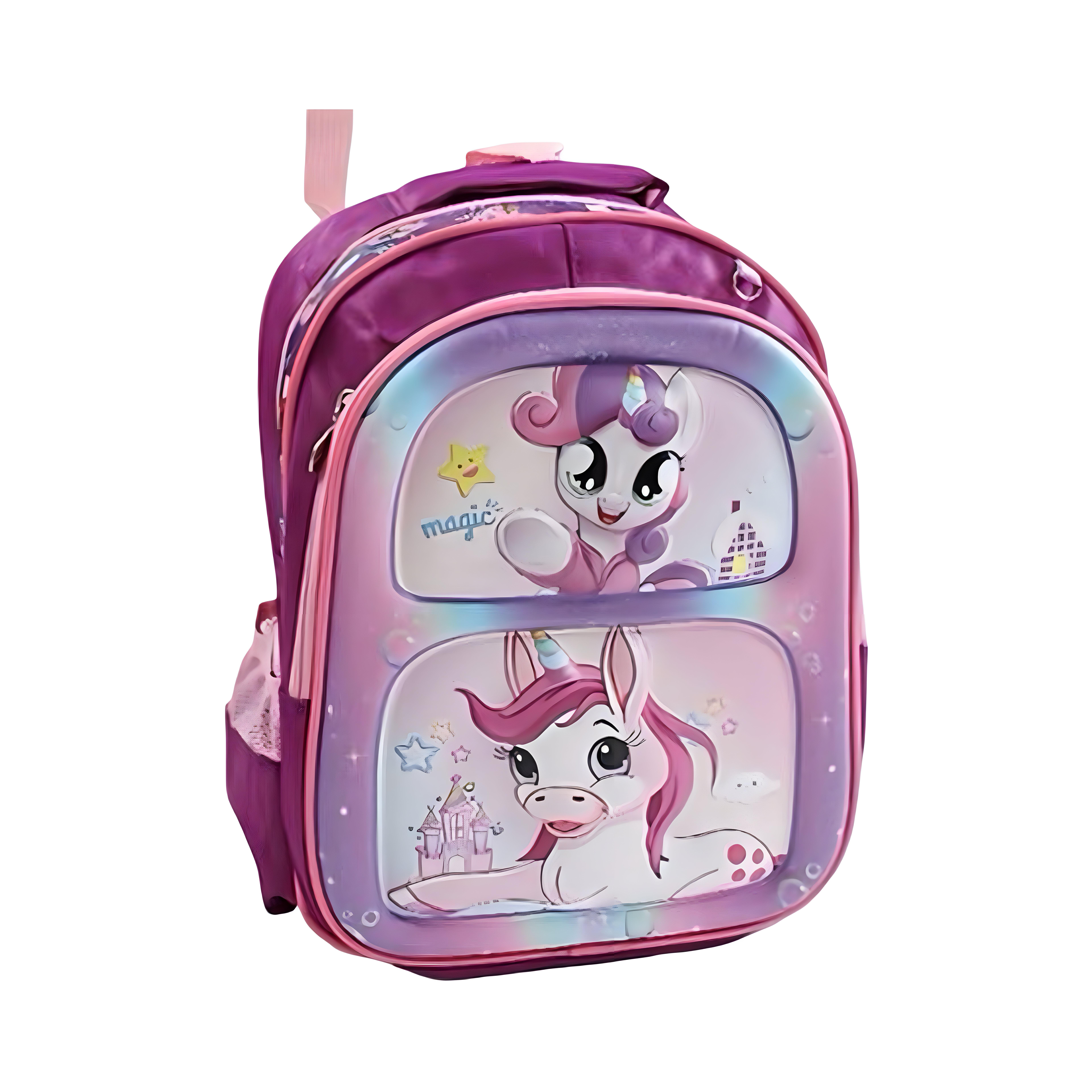 Школьный рюкзак Единорог для девочки 28х12х37 см (C 72862-4)