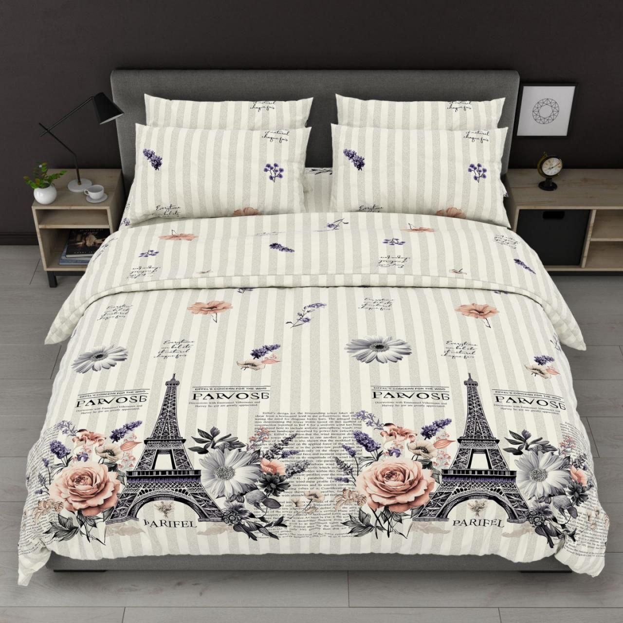 Простыня на резинке Paris бязь Голд Люкс 140х200+25 см