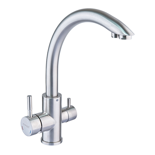 Смеситель для кухни из нержавеющей стали Champion SUS-021 с выходом для питьевой воды