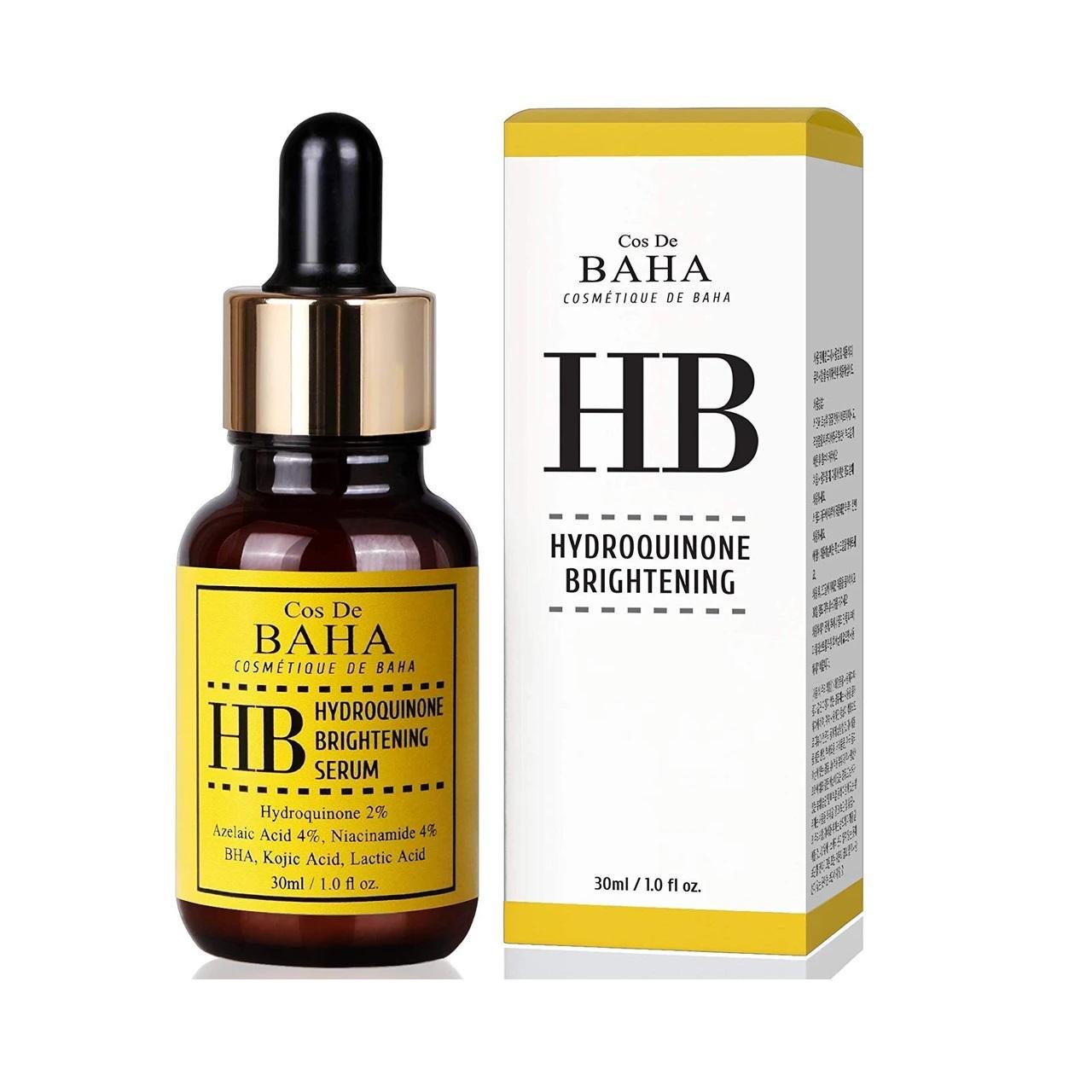 Сыворотка против пигментации с арбутином/ниацинамидом/койевой кислотой Hydroquinone Brightening Serum Cos De Baha 30 мл (8809240318331)