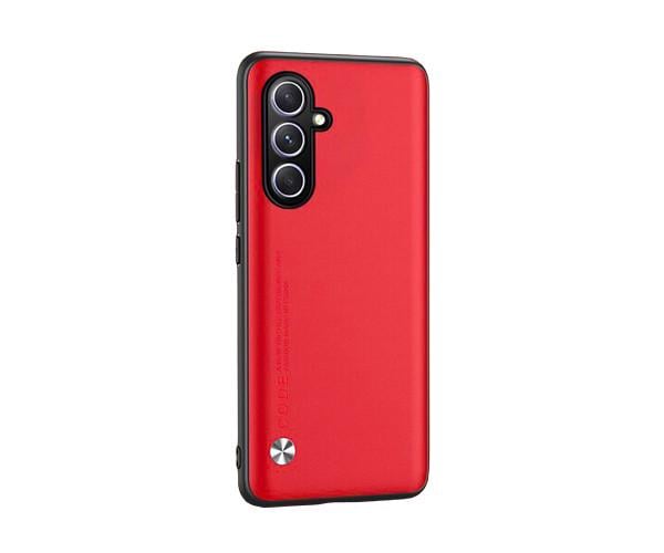 Кожаный чехол - накладка CODE Tactile Experience для Samsung Galaxy A25 Красный