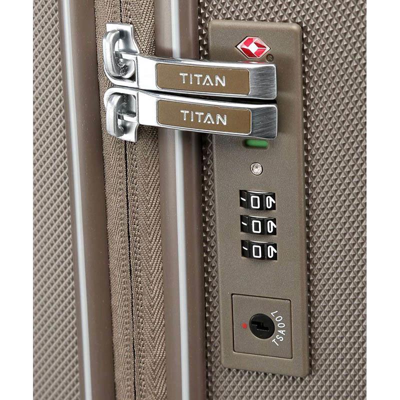 Валіза на 4 колесах Titan Xenon L 107 л Champagne (Ti849404-40) - фото 8