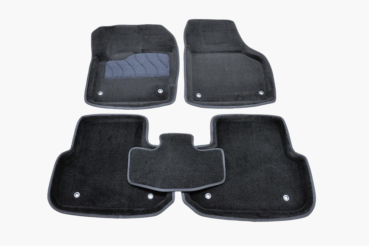 Коврики в салон ворсовые 3D Seintex Land Rover Discovery Sport 2015-2019 5 шт. Черный 90248