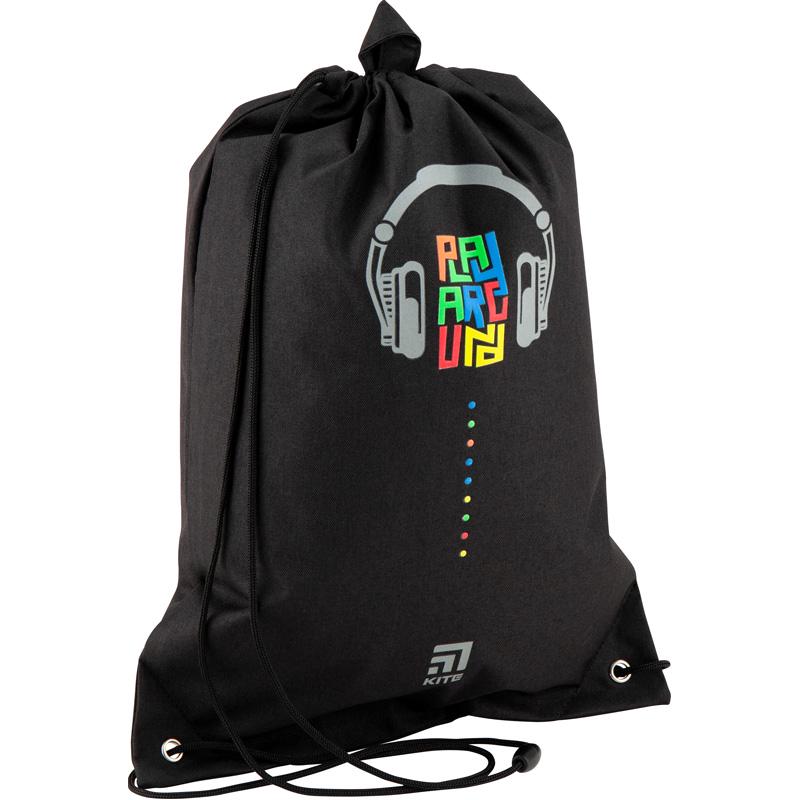 Сумка для взуття KITE Education Play around 46x33 см Чорний (K20-600M-8)