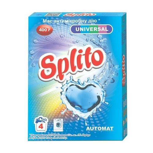 Стиральный порошок Splito Universal автомат 4 цикла стирки 400 г (382129)
