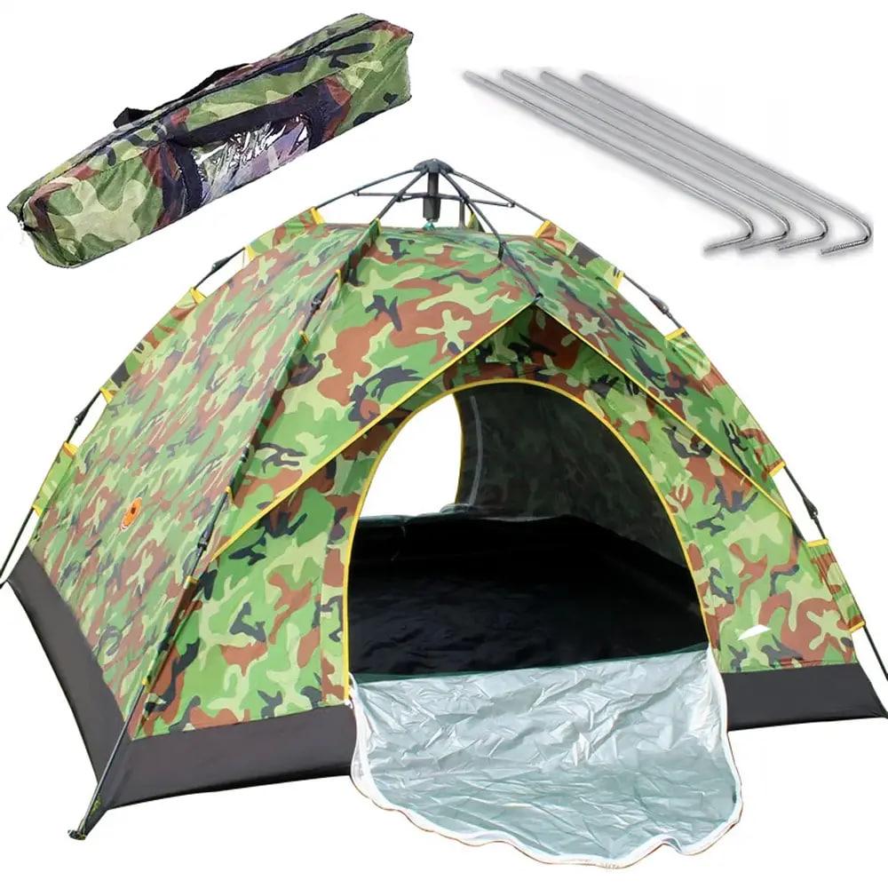 Намет Camping Tent B-3007 автоматичний 4-х місний 200х200х140 см (234572424)