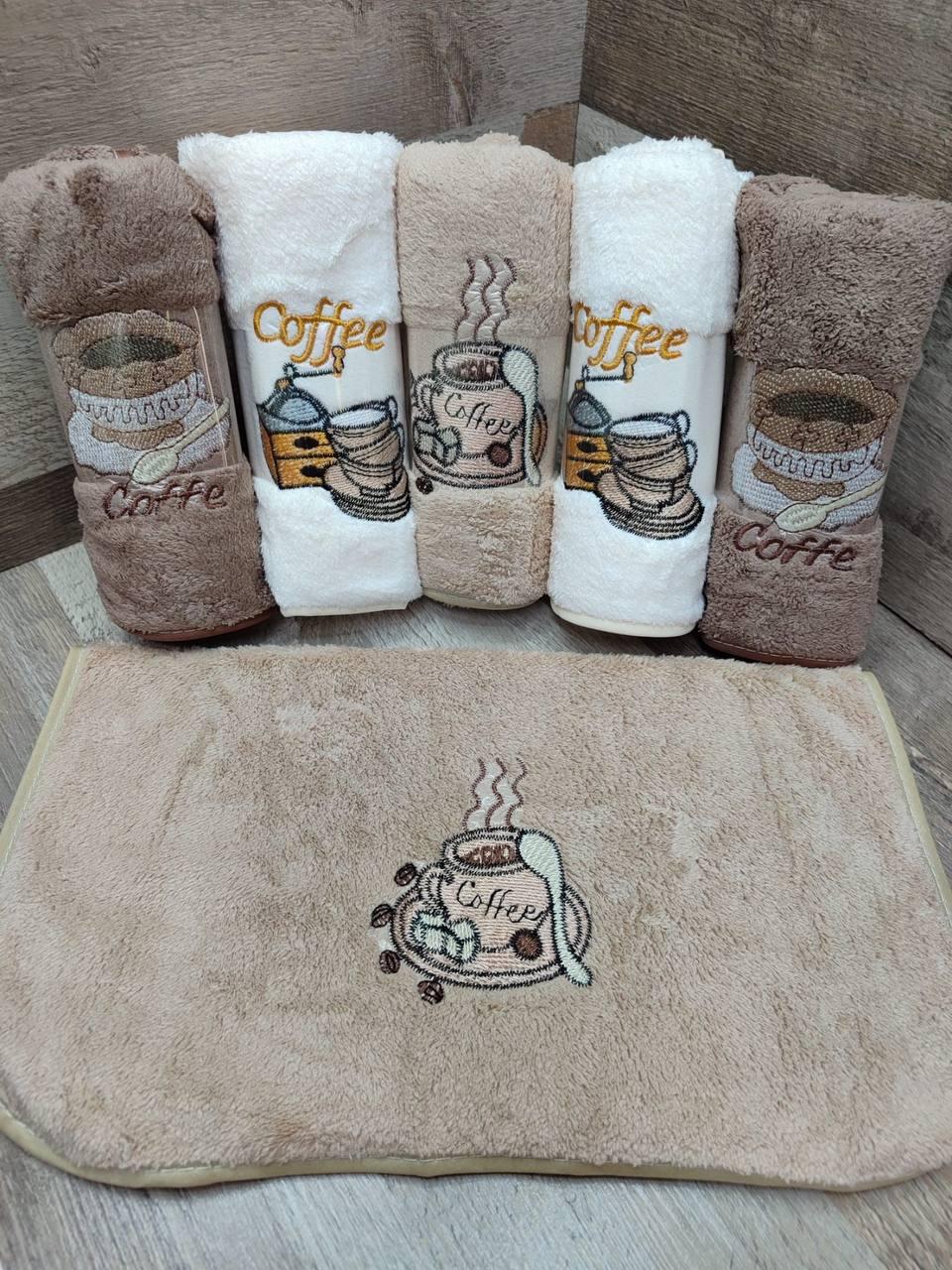 Рушник кухонний мікрофібра Кава 6 шт. 35х70 см (П4К-mur-kuhnya-005-01) - фото 2 Рушник кухонний мікрофібра Кава 6 шт. 35х70 см (П4К-mur-kuhnya-005-01) - фото 2