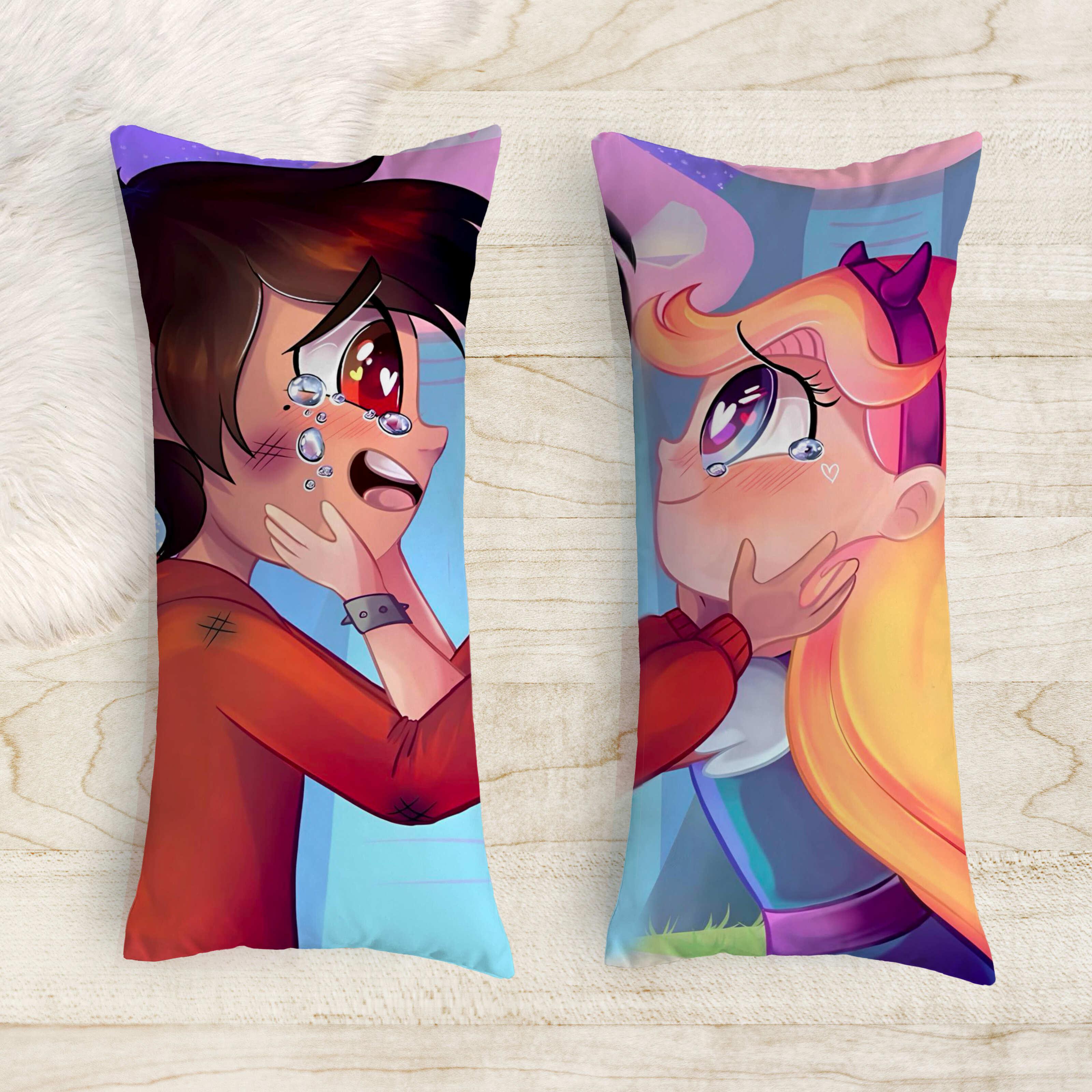 Подушка-обіймашка дакімакура дитяча Марко і Зірочка 40х100 см