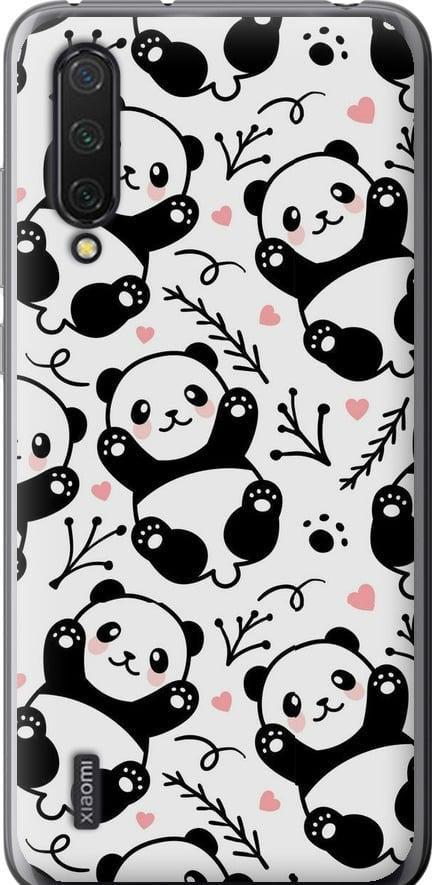 Чехол на Xiaomi Mi 9 Lite Панды (4318u-1834-42517)