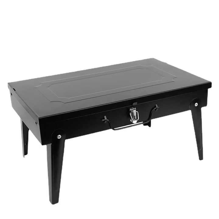 Мангал гриль для шашлыка раскладной с решеткой/вилкой и лопаткой - фото 4 Мангал гриль для шашлыка раскладной с решеткой/вилкой и лопаткой - фото 4