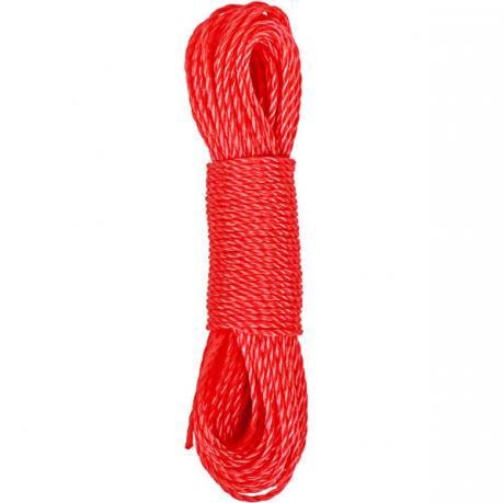 Мотузка для білизни Stenson WHW86682 30 м Червоний (25878700)