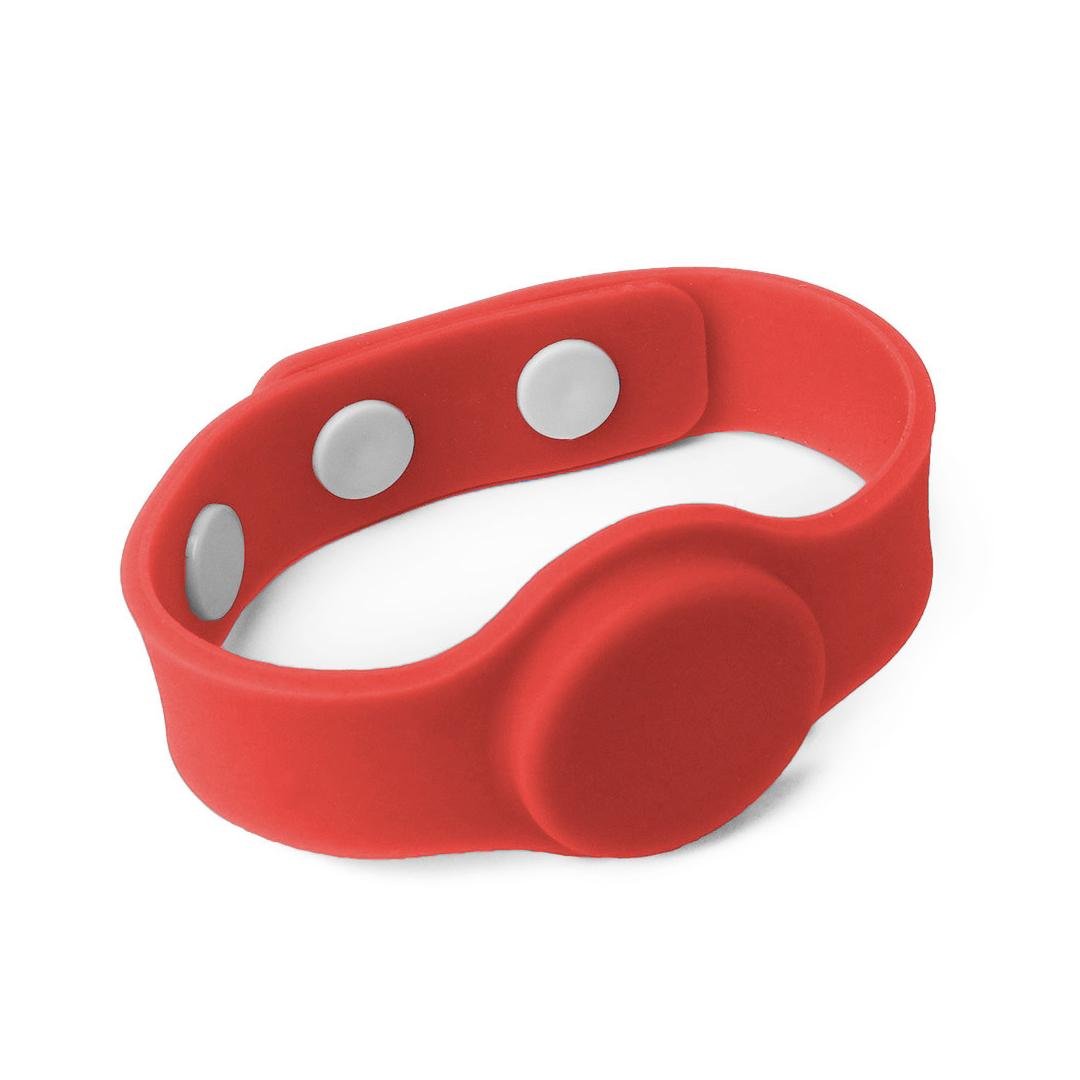 Браслет силиконовый Ardix с чипом NTAG213 5 шт. Красный (04-033-RD)