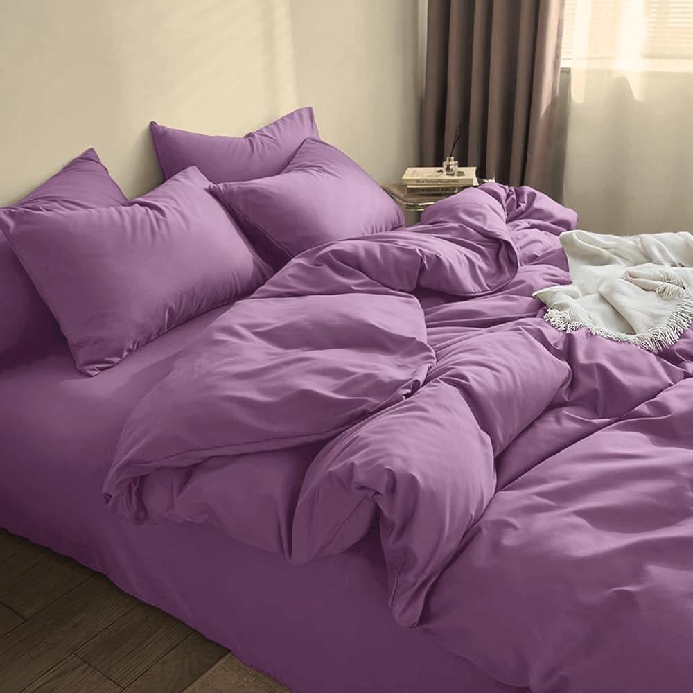 Комплект постільної білизни Zastelli 16-3310 Lavander Herb бязь полуторний 145х210 см Рожевий (19026)