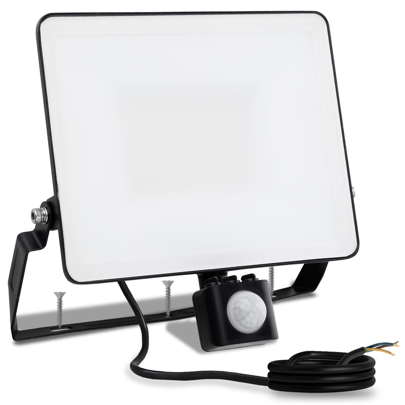 Прожектор-LED внешний Jooki Lumiled AZZLER с датчиком движения 20W/2400 lm/4000K/IP65 регулируемый угол Черный (10628)