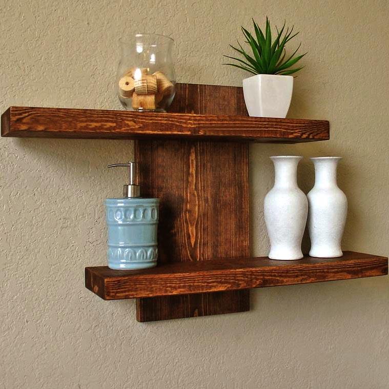 Полка для ванной из дерева Магдебург Латте (ВНП/001616)