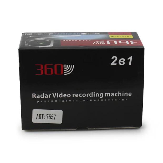 Відеореєстратор для авто DVR Radar VG3 1080P SQ 2в1 (iz12644) - фото 10