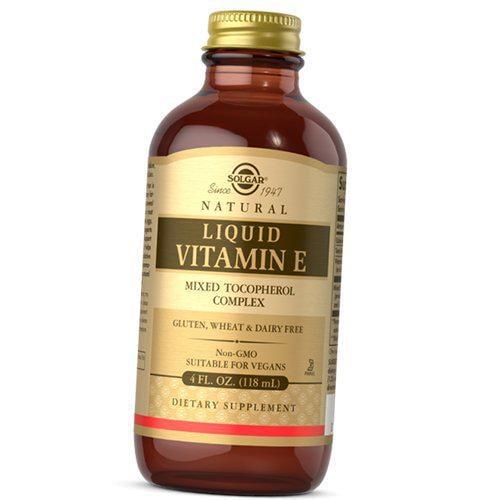 Витамин Е Liquid Vitamin E without dropper и смесь токоферолов 118 мл (36313227)