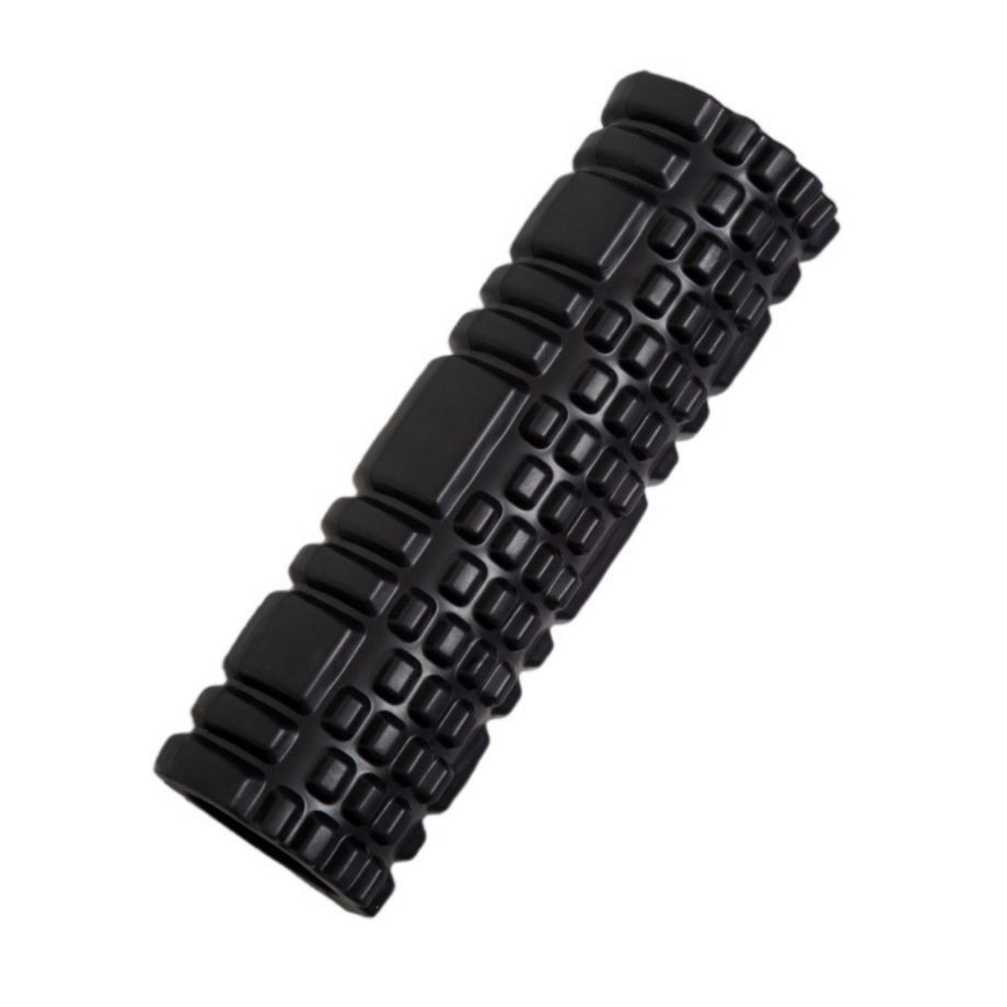 Ролик массажный для йоги Grid Roller 30х9 см Черный (802136)