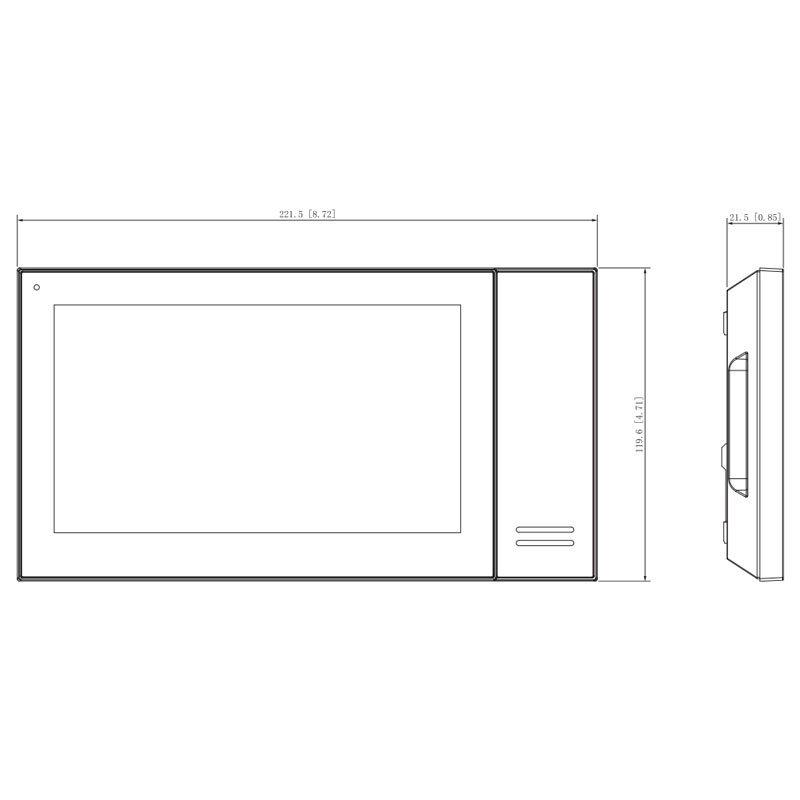 Відеодомофон IP Dahua VTH2421FB-P (112583) - фото 3 Відеодомофон IP Dahua VTH2421FB-P (112583) - фото 3