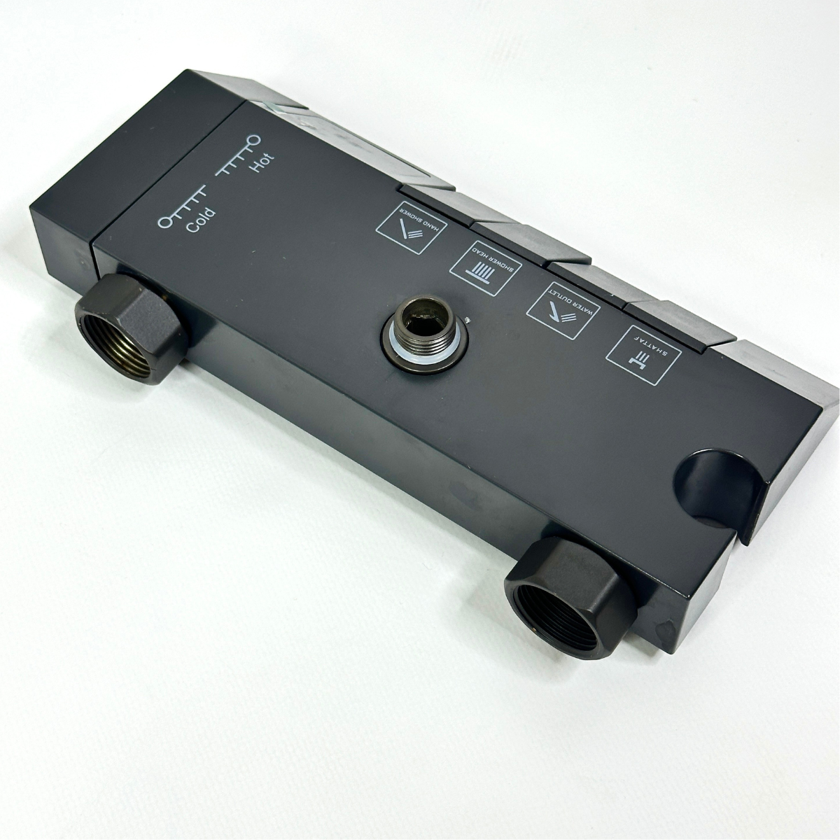 Душова система настінна Shower Series з термостатом і дисплеєм Чорний/Хром (AA6-6-Black/Chrome) - фото 14 Душова система настінна Shower Series з термостатом і дисплеєм Чорний/Хром (AA6-6-Black/Chrome) - фото 14