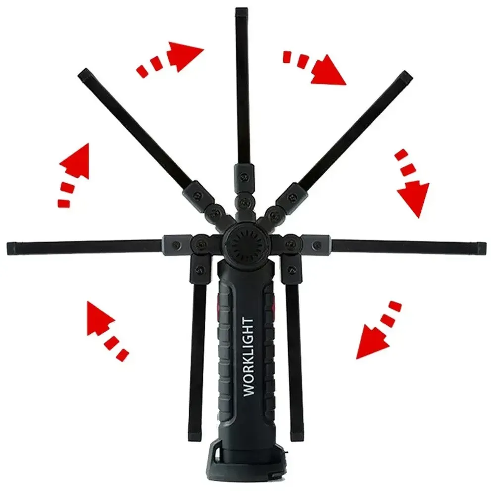 Ліхтарик складаний на магніті 5 режимів від USB COB (234581591) - фото 8 Ліхтарик складаний на магніті 5 режимів від USB COB (234581591) - фото 8