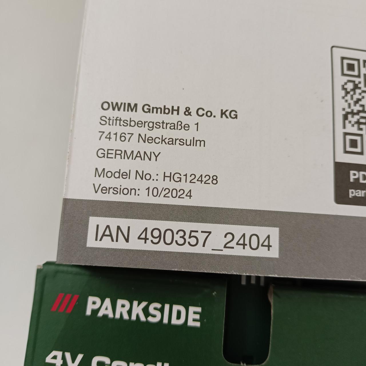 Отвертка аккумуляторная PARKSIDE PARS 4 A1 4 В 1,5 Ач 3 Нм USB-C (PARS 4 A1) - фото 3