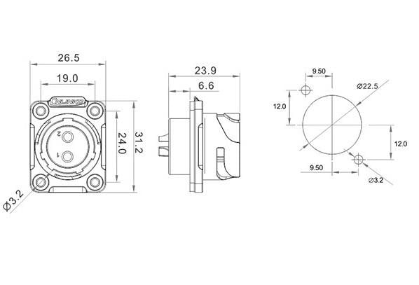 Разъем герметичный CNLINKO 9 pin IP67 комплект YM-20-J09SX-02-401 YM-20-C09PE-02-001 (2467688734) - фото 3 Разъем герметичный CNLINKO 9 pin IP67 комплект YM-20-J09SX-02-401 YM-20-C09PE-02-001 (2467688734) - фото 3