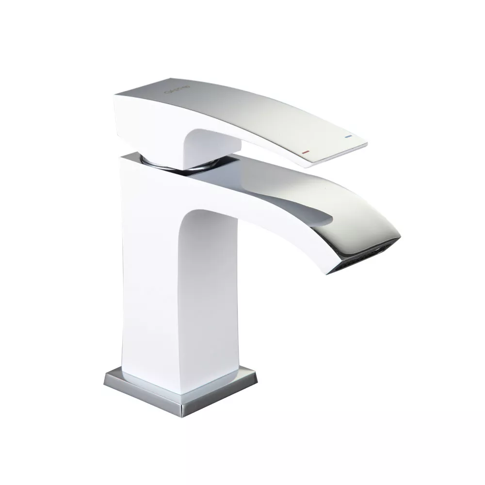 Смеситель для умывальника Gappo G1007-8 Белый/Хром (1033990)