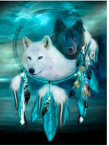 Алмазна мозаїка Ловець вітру на полотні з підрамником 30х40 см (GB75890)