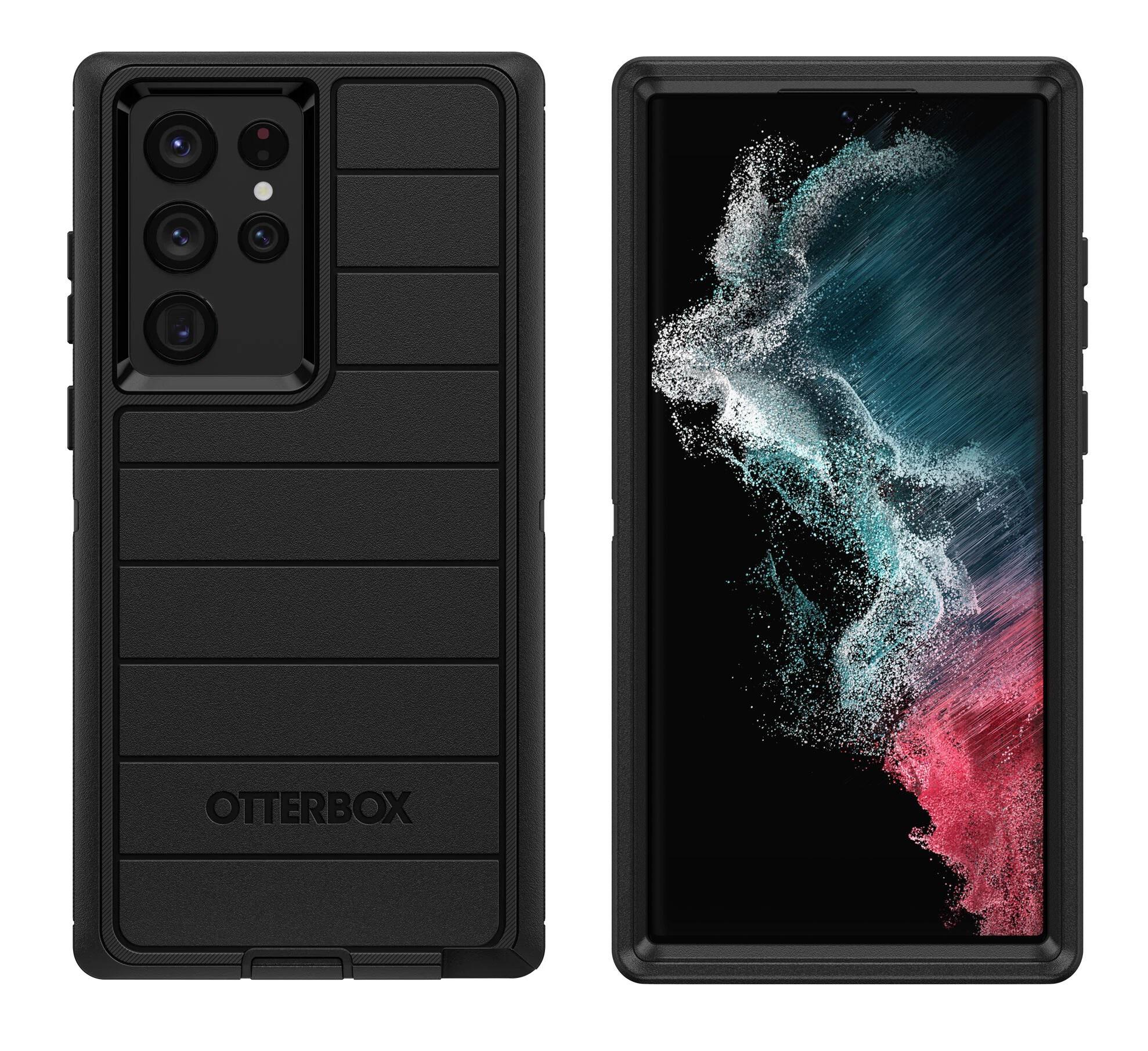 Чохол протиударний із кліпсою підставкою OtterBox Defender Series Pro для Samsung Galaxy S22 Ultra (6.8") Black - фото 5