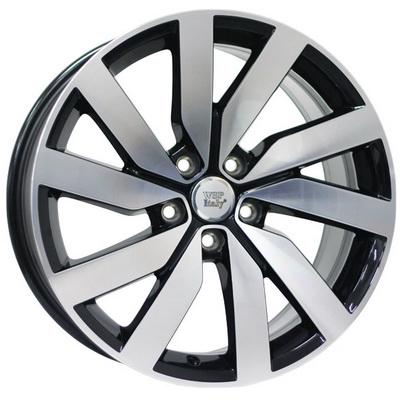 Диски на авто WSP Italy W468 R18 W8 PCD5x112 ET44 DIA57.1 GlossY Black Polished