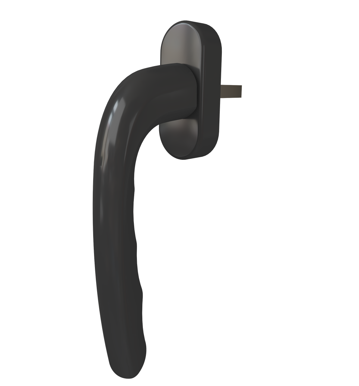 Ручка оконная ASTEX Titan WH 005 Графит (WH005/37 RAL7024)