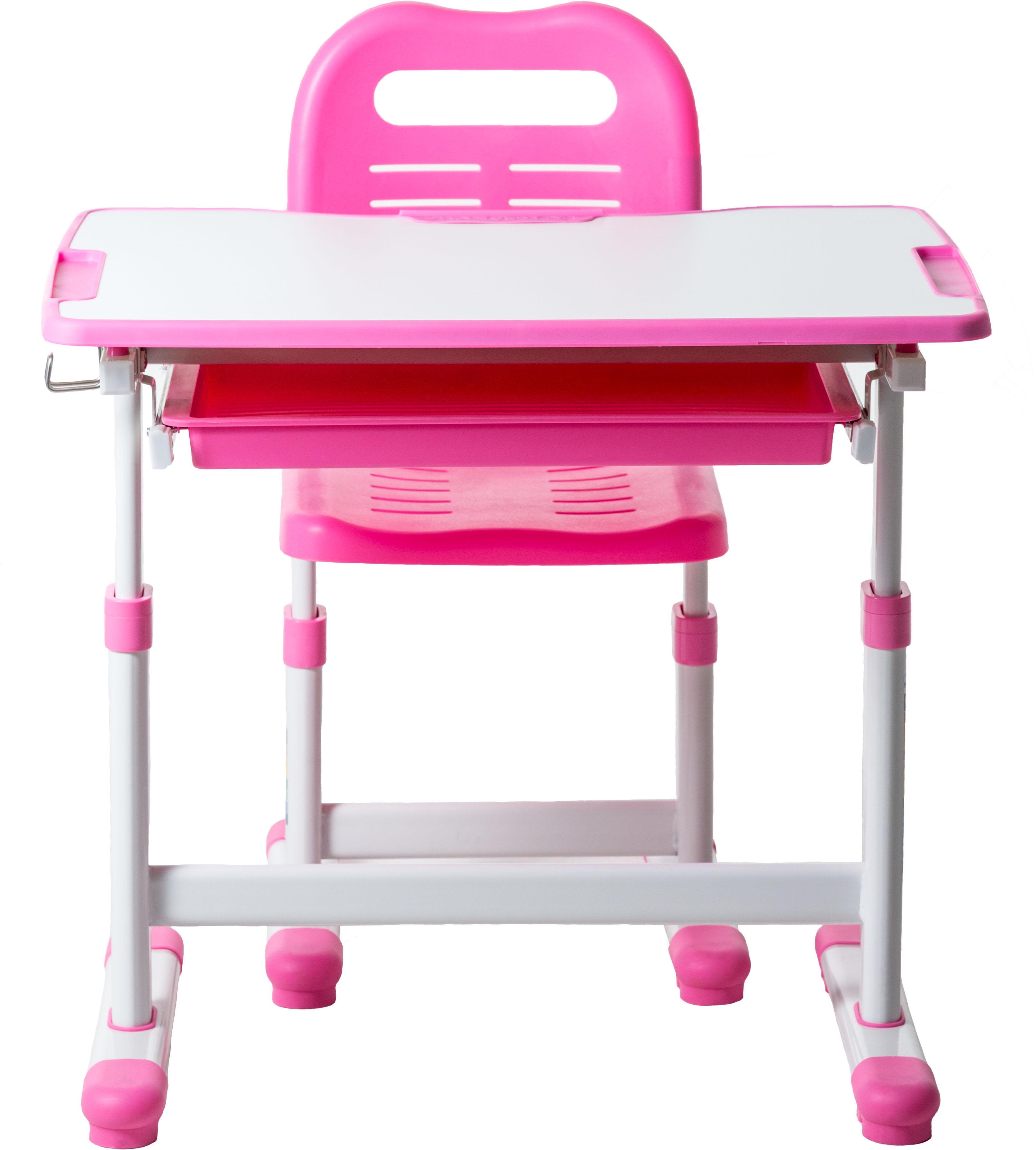 Набір шкільна парта і стілець з регулюванням висоти FunDesk Sole Pink Рожевий - фото 10 Набір шкільна парта і стілець з регулюванням висоти FunDesk Sole Pink Рожевий - фото 10