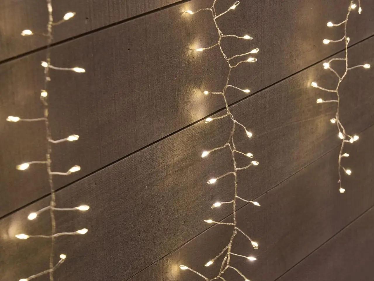 Гірлянда штора Хвойна лапа 3х2 м 600 LED від USB 8 режимів Теплий Білий - фото 6 Гірлянда штора Хвойна лапа 3х2 м 600 LED від USB 8 режимів Теплий Білий - фото 6