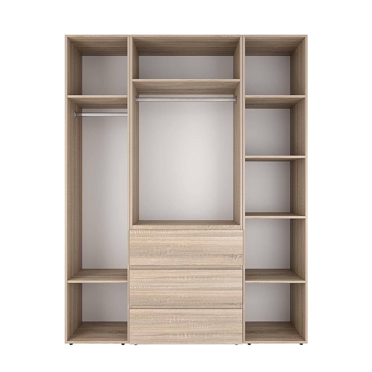 Шафа розпашна комбінована ART IN HEAD №1 Light 1600x500x2200 мм Дуб Сонома світлий (GALTK0113000000) - фото 2 Шафа розпашна комбінована ART IN HEAD №1 Light 1600x500x2200 мм Дуб Сонома світлий (GALTK0113000000) - фото 2