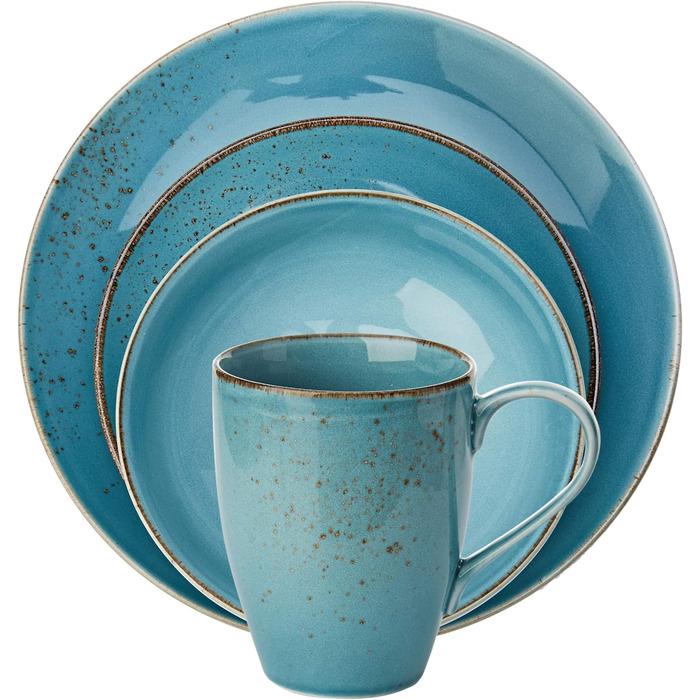 Столовий сервіз Creatable Nature Collection 4 пр. Синій (33459137) Столовий сервіз Creatable Nature Collection 4 пр. Синій (33459137)