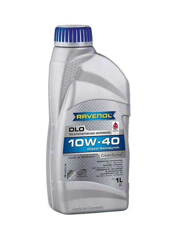 Моторне мастило напівсинтетичне RAVENOL 10W-40 DLO A3/B4 для дизеля 1 л (1112111-001) - фото 1