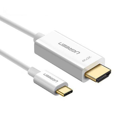 Кабель UGREEN MM121 USB Type C to HDMI 1,5 м Белый (10779365)