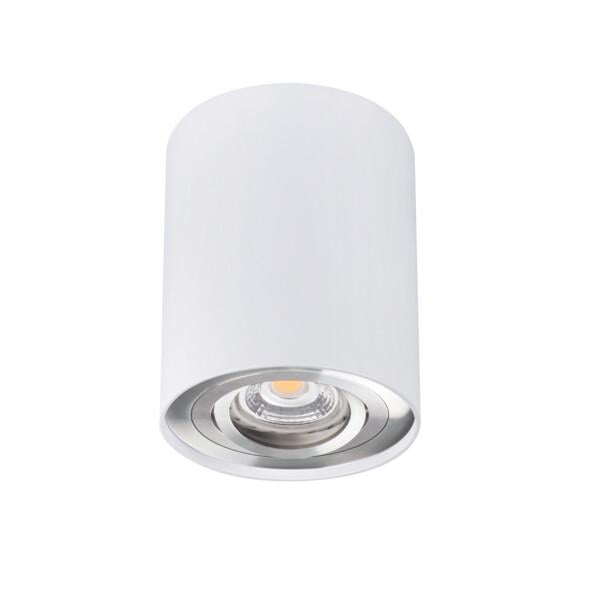 Светильник точечный Kanlux BORD DLP-50-SR/W GU10 IP20 Белый/Серебряный (22559)