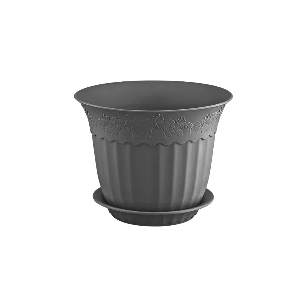 Горшок цветочный Irak Plastik Antik 8,75 л (AS-155)