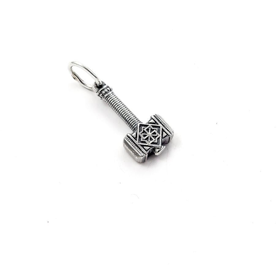 Кулон оберег Maxi Silver 8947 Молот тора с валькирией (88947)