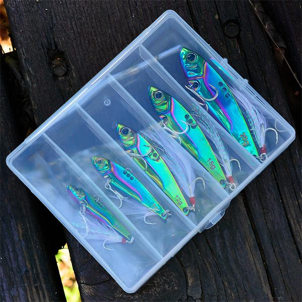 Набір блешень для лову хижих риб 5/7/12/15/20 г 5 шт. (L00047) - фото 5 Набір блешень для лову хижих риб 5/7/12/15/20 г 5 шт. (L00047) - фото 5