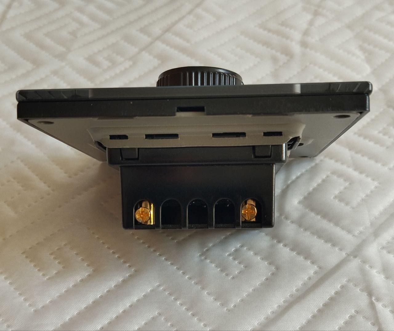 Регулятор оборотов вентилятора Glass стеклопластик и коробка монтажная Black - фото 5 Регулятор оборотов вентилятора Glass стеклопластик и коробка монтажная Black - фото 5